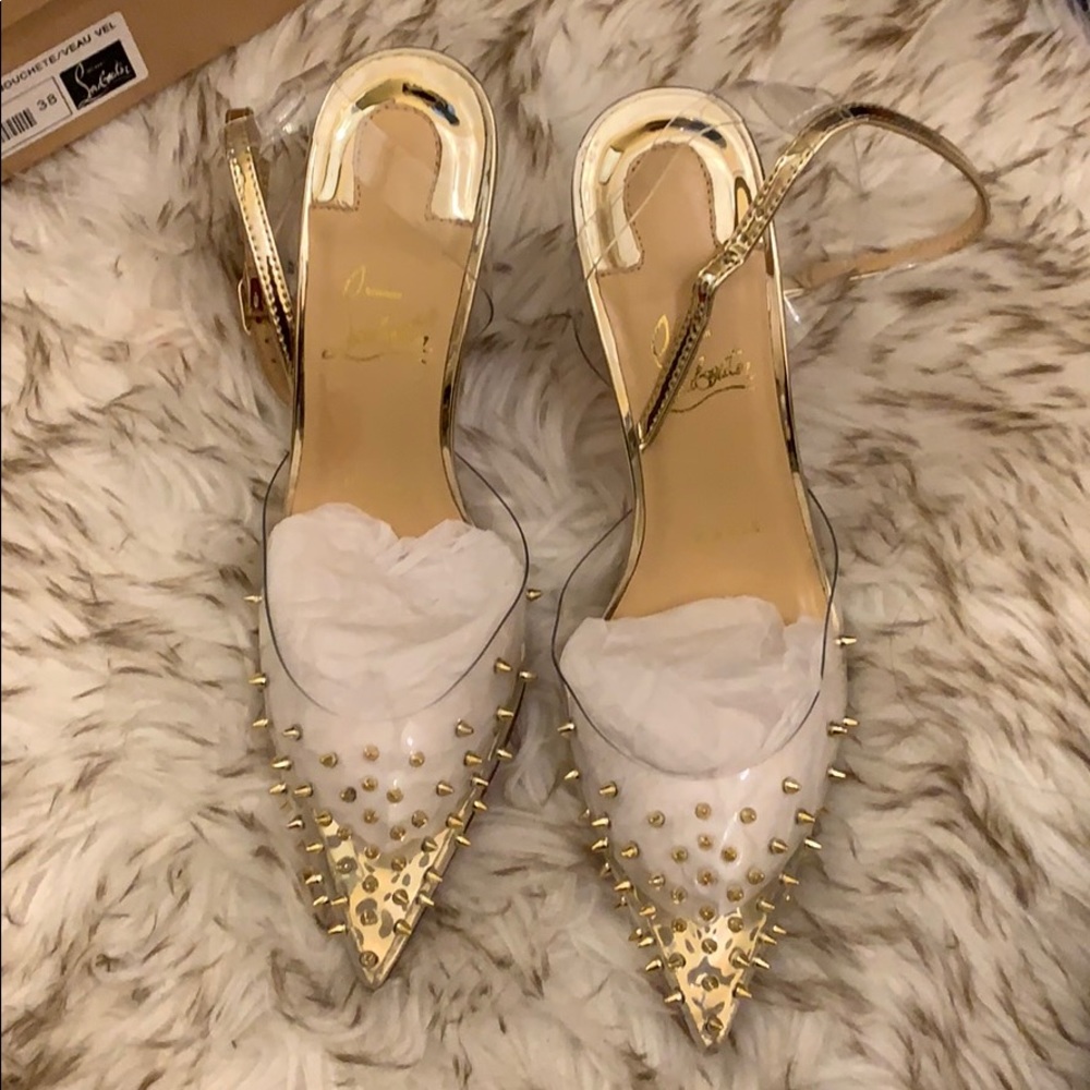 Christian Louboutin Spikoo Heels - Picture 2 of 4